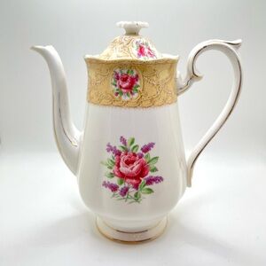 Royal Albert Devonshire Lace Mini Coffee Pot & Lid “AS IS”